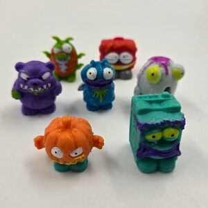 Moose Toys Trash Pack Trashies Lot of 7 Mini Figures Monster Pumpkin Bear Teal